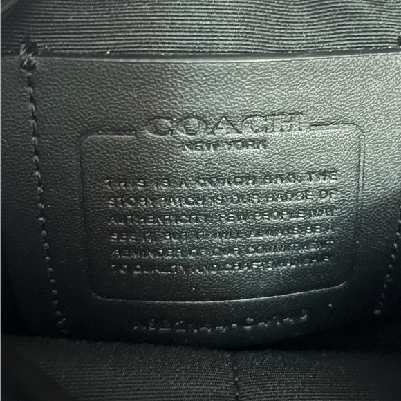 Coach Crossbody Black Leather Bag - Picture 5 of 8